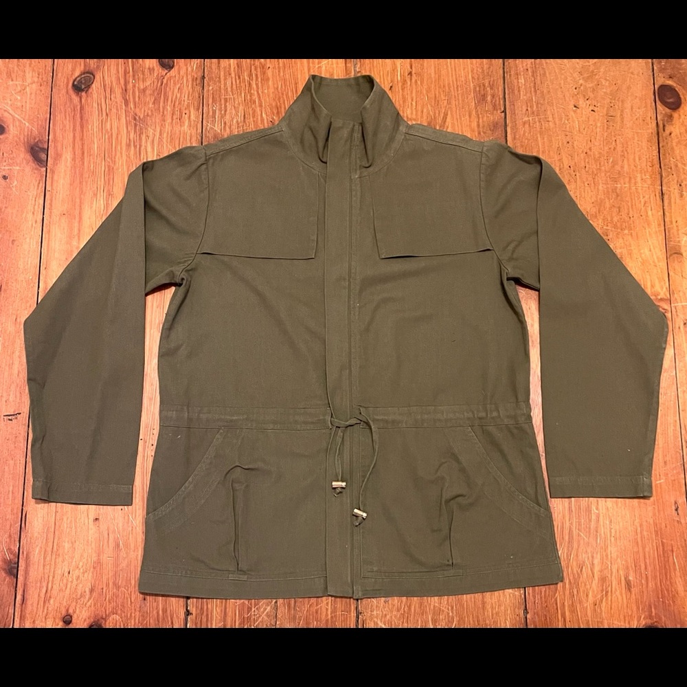 NWOT URBAN OUTFITTERS cotton jacket with zipper - waist cinch. - Picture 5 of 7